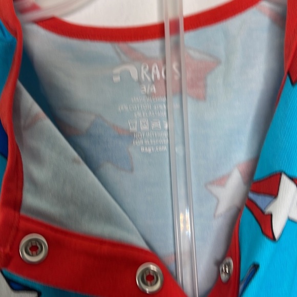 Rags to Raches Star Rockets Romper​ - Picture 3 of 4